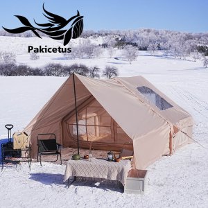 inflatable family camping tent all weather waterproof large outdoor shelter