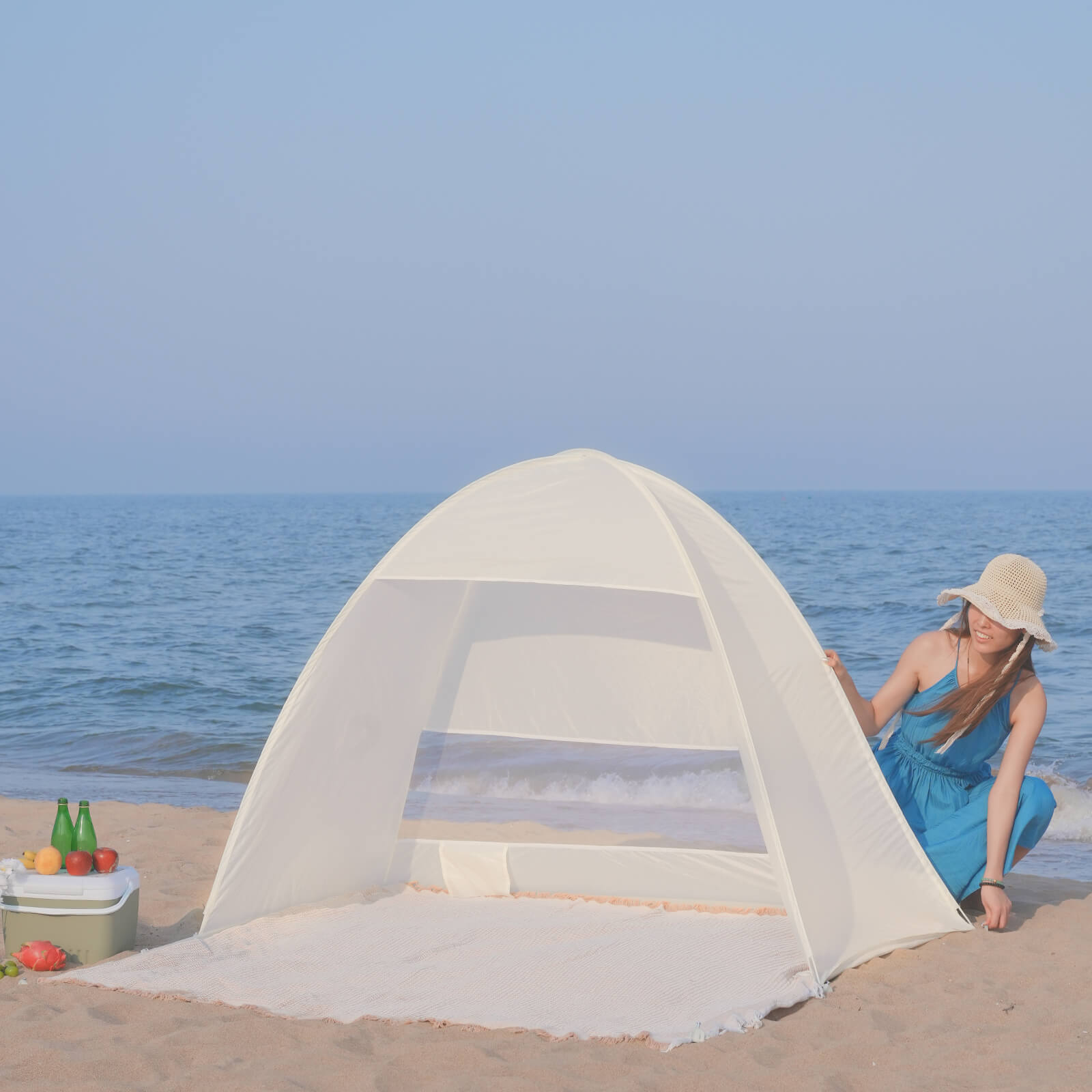 Pop Up Beach Tent – Portable Sun Shelter with Instant Setup for Outdoor Beach Use